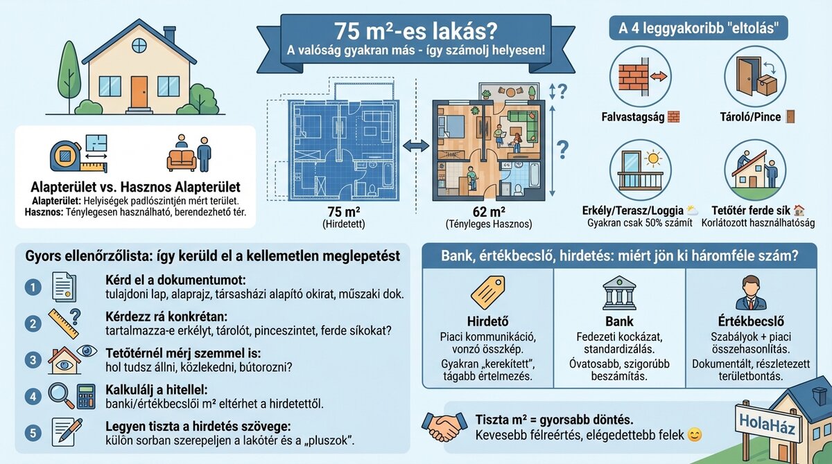 alapterület négyzetméter infografika