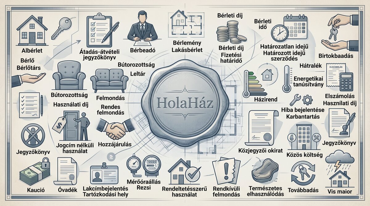 bérleti szerződés fogalmak