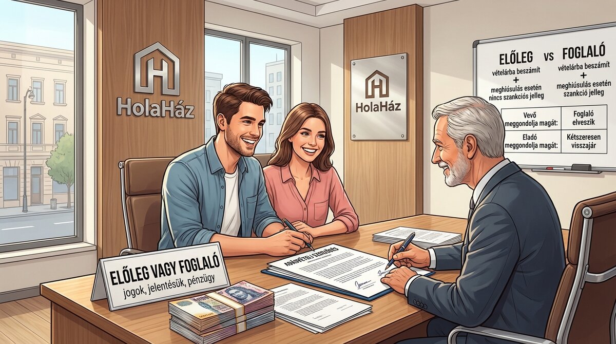 előleg vagy foglaló