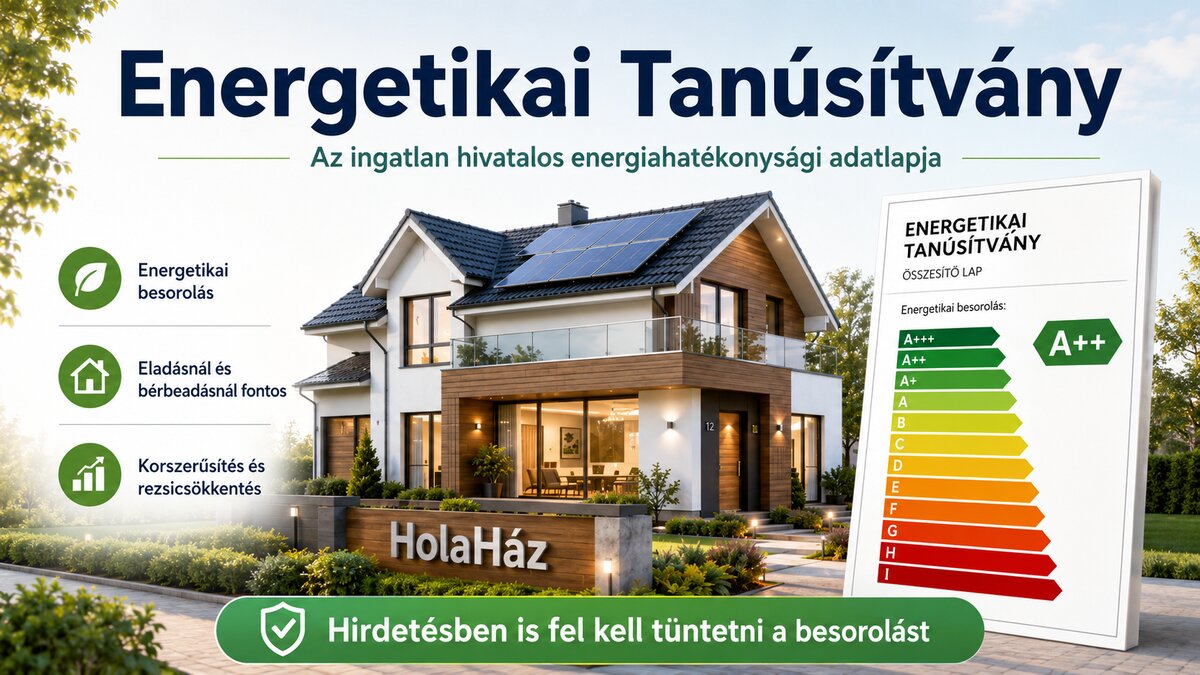 energetikai tanusítvány jelentése, leírása, szabályok