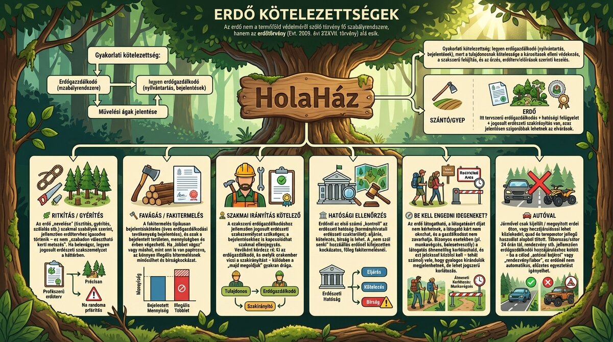 Erdő vásárlás esetén jogszabályok