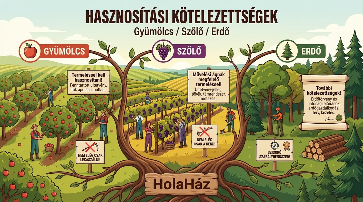 Földtörvény szerinti hasznosítás kötelezettség