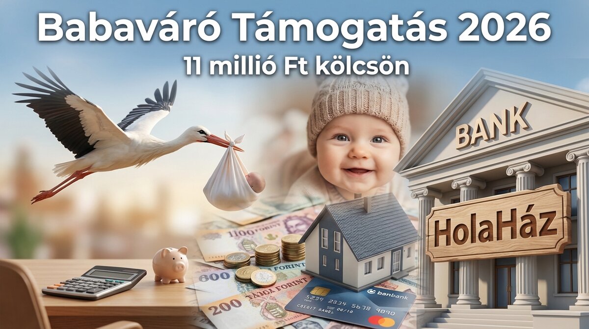 Babaváró Támogatás 2026-ban: 11 mFt kölcsön