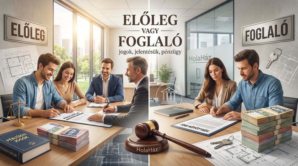 Előleg vagy foglaló? Tudnivalók ingatlan adásvételnél