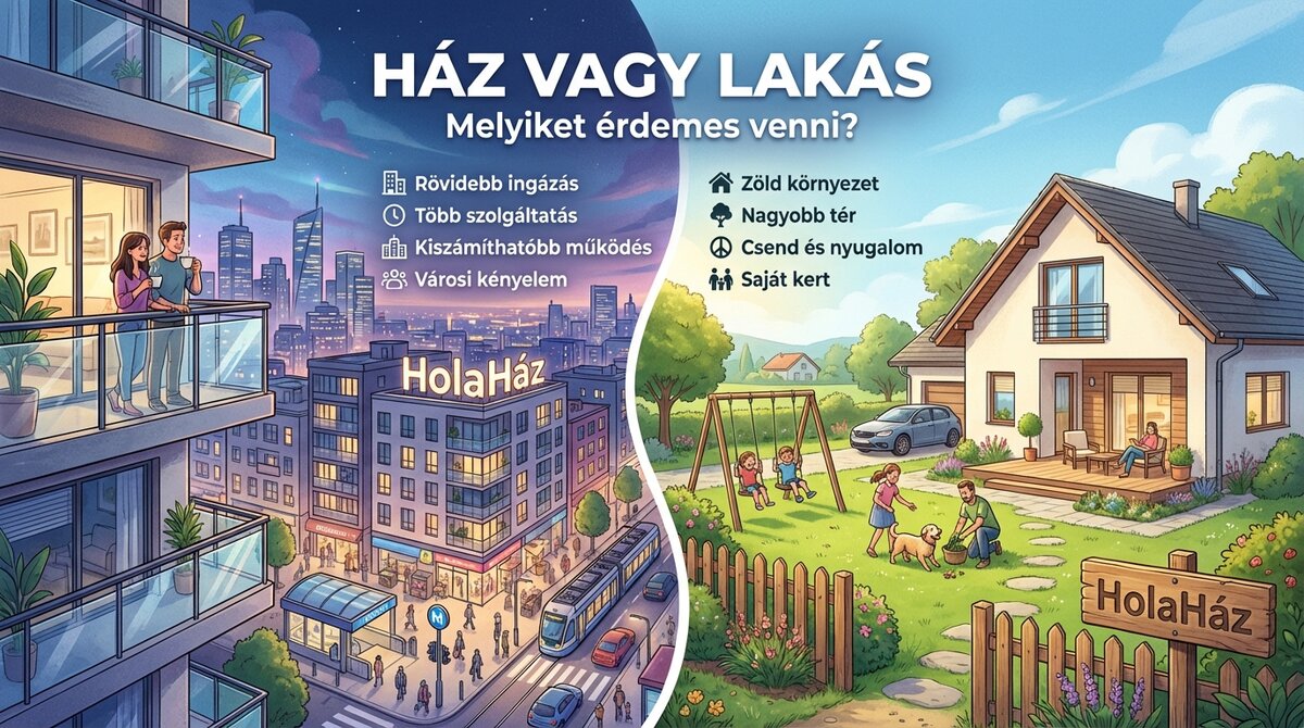 Ház vagy Lakás - Melyiket érdemes venni?