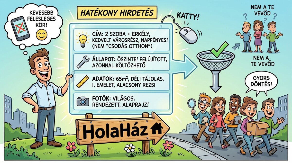 Mitől lesz az ingatlanhirdetésed hatékony? Praktikus tanácsok eladóknak