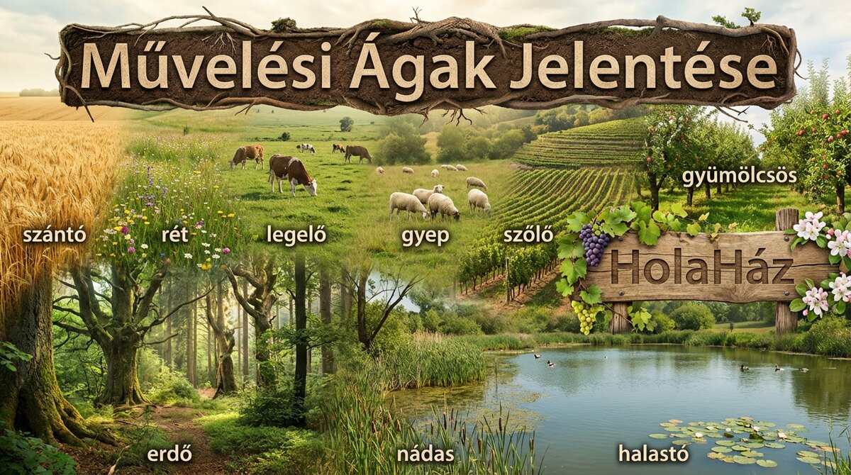 Művelési ágak jelentése