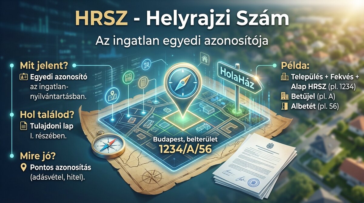 hrsz helyrejzi szám infografika