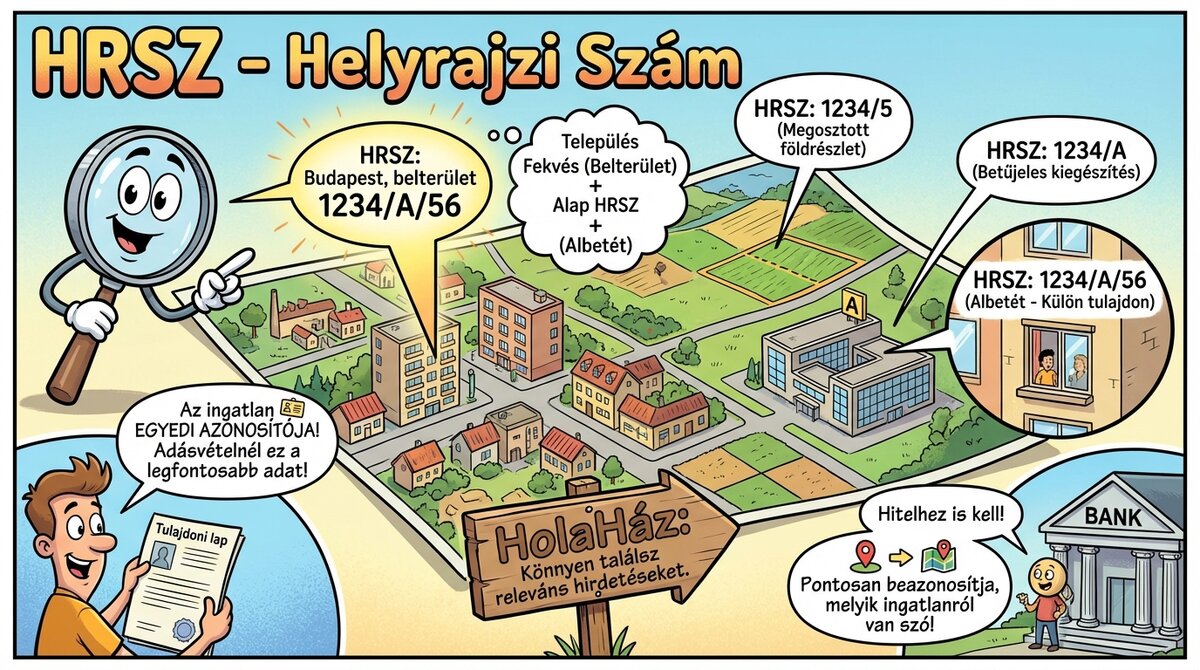 HRSZ magyarázat