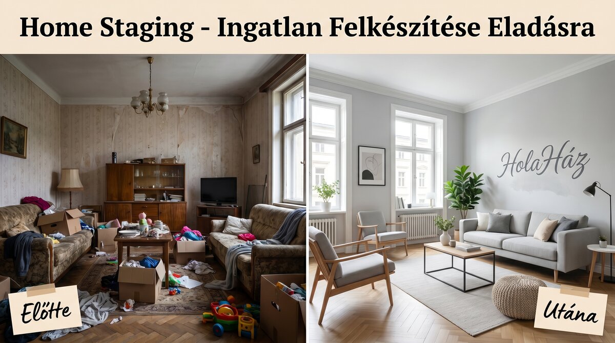ingatlan felkészítés eladásra előtte és utána