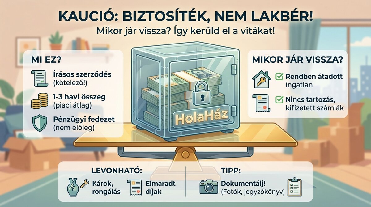 Kaució mikor jár vissza