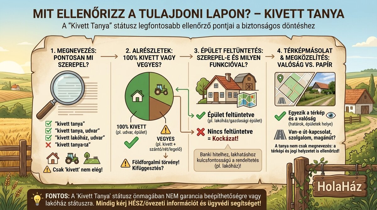 kivett tanya esetén mit ellenőrizz a tuljadoni lapon