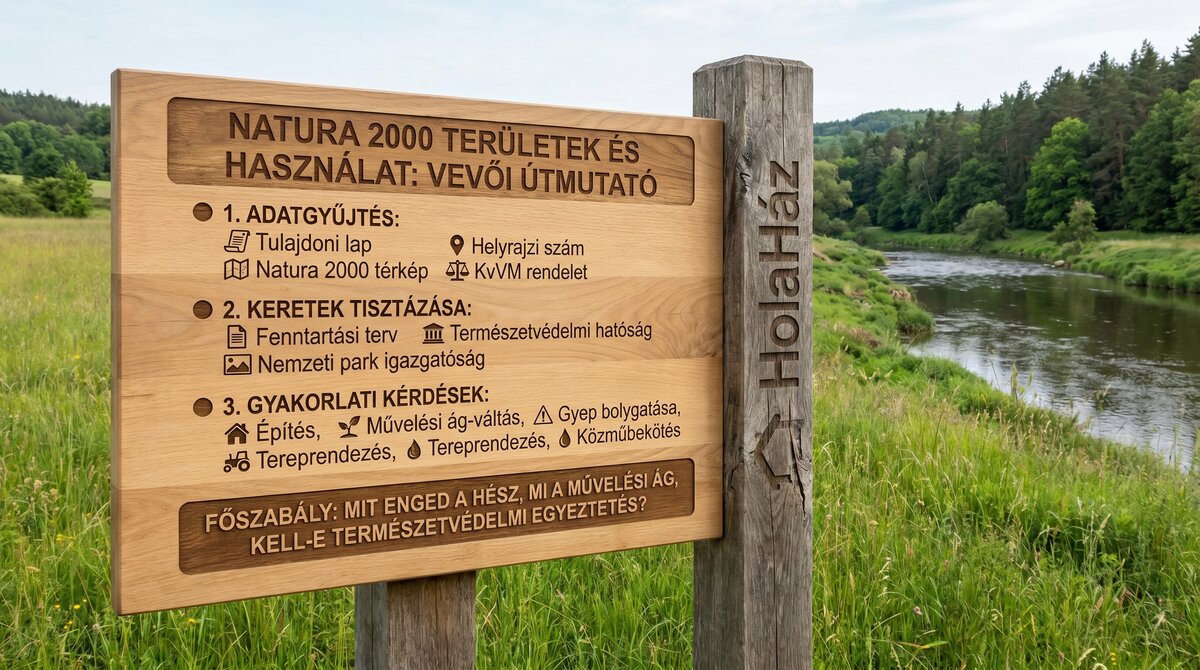 Natura 2000 ingatlanvásárlás előtt