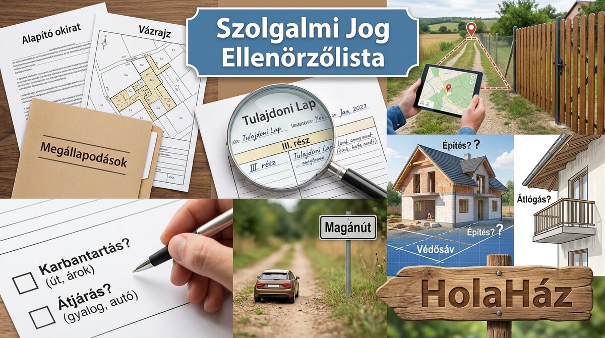 szolgalmi jog ellenőrző lista