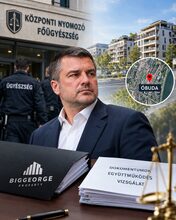 Az ügyészség kihallgatta a Biggeorge tulajdonosát az óbudai beruházás ügyében – illusztráció